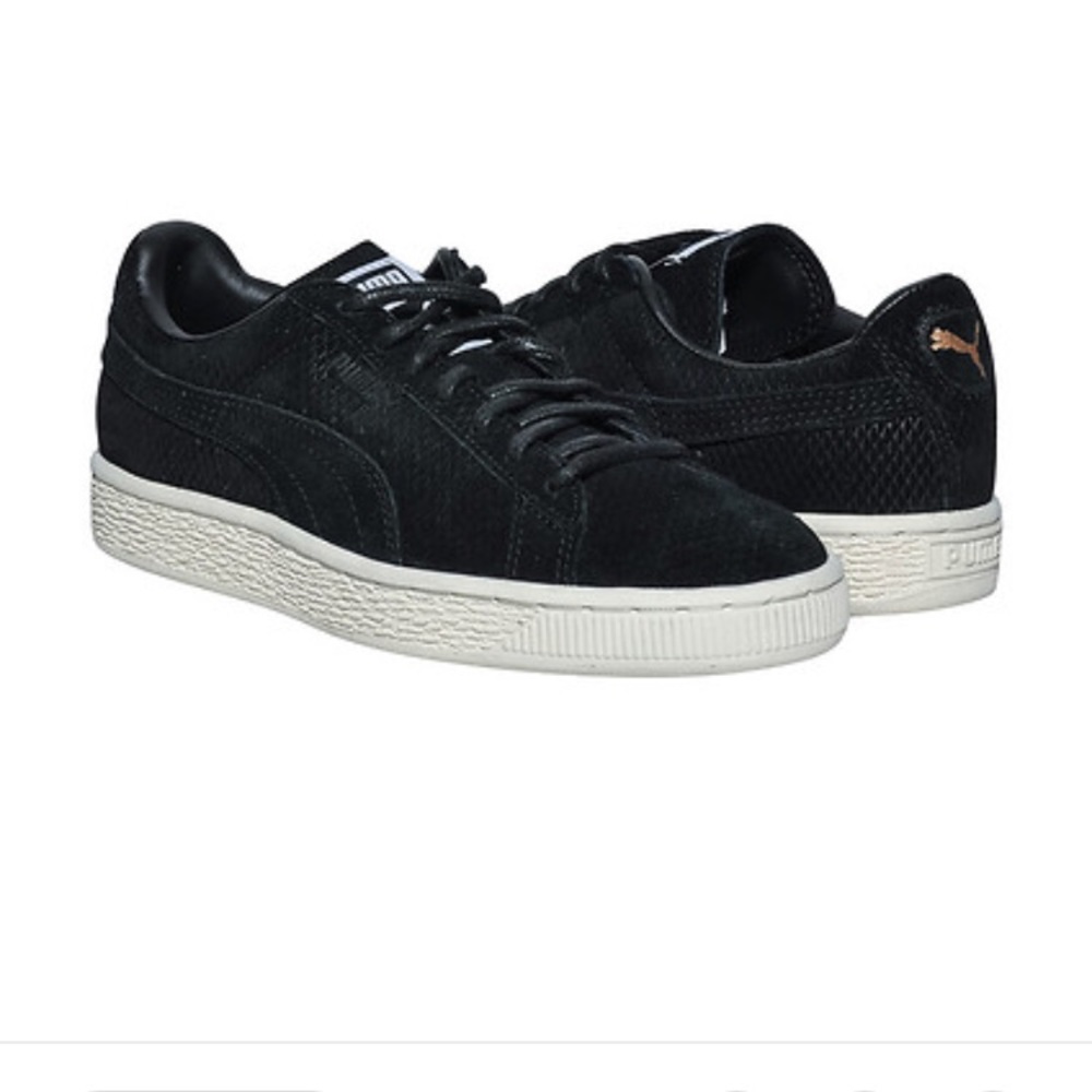 Puma Black Suede Sneakers